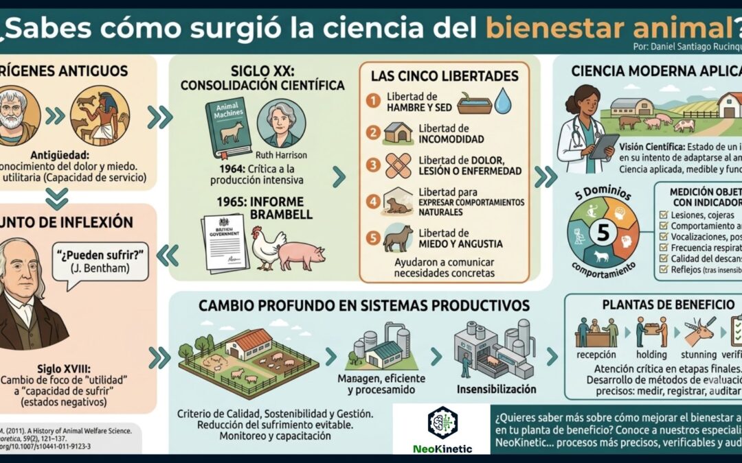 ¿Sabes cómo surgió la ciencia del bienestar animal?